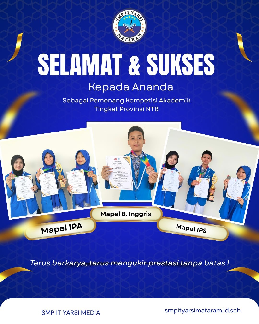Pemenang Kompetisi Akademik Tingkat Provinsi NTB